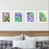 水彩庭園コレクション：穏やかなフローラセット (寝室)