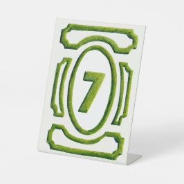 水彩庭園ヘッジテーブル7 台座サイン