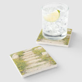 水彩庭園 ストーンコースター (横)