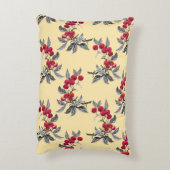  – 水彩庭園 – 紫檀植物の継ぎ目無し模様  アクセントクッション (裏面(縦))