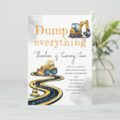 水彩建築第2回第3回第4回誕生日 招待状 (スタンド正面)