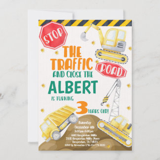 水彩建築誕生日招待状 招待状