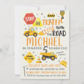 水彩建築誕生日招待状 招待状 (正面)