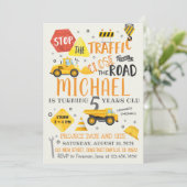 水彩建築誕生日招待状 招待状 (スタンド正面)