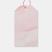 水彩弓エレガントリボン赤ちゃんシャワー ギフトタグ (裏面)