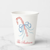 水彩弓キャンディーケーン 紙コップ (正面)