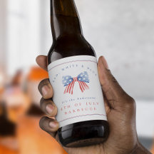 水彩弓名門私立校風の赤白青7月4日BBQ