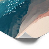 水彩引用文ポスター ポスター (角)