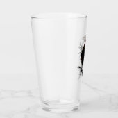 水彩彫刻の鳥の動物アート タンブラーグラス (右)