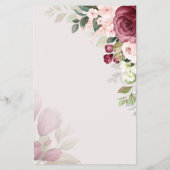 水彩彼は彼女はシャワーのゲームカードと言った チラシ (裏面)