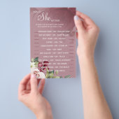 水彩彼女はむしろシャワーゲームカード チラシ (ハンドル)