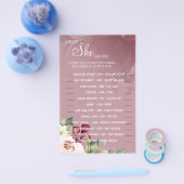 水彩彼女はむしろシャワーゲームカード チラシ (シングル)