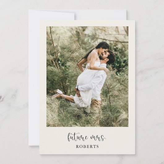 水彩彼女は彼女の蜂蜜の写真ブライダルシャワーを見つけた 招待状 (裏面)