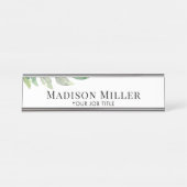 水彩従業員 デスクネームプレート (正面)