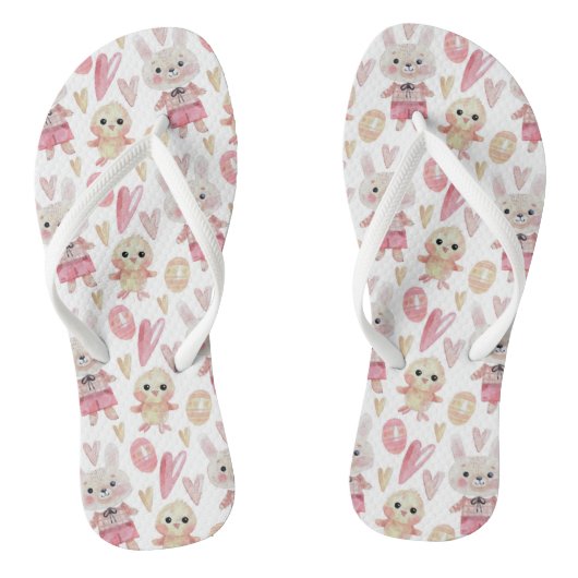 水彩復活エレガント祭のパターン|ビーチサンダル ビーチサンダル (ソール)