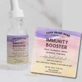 水彩必須油ブレンドボトル ラベル