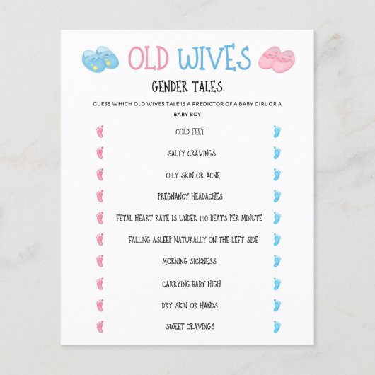 水彩性別が旧妻を明らかにするゲーム (正面)