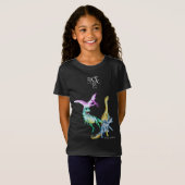 水彩恐竜の子供たちの暴れん坊 Tシャツ (正面フル)