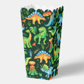 水彩恐竜の少年の誕生日ジュラシックグリーン フェイバーボックス (正面)