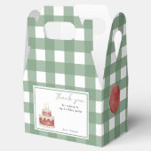 水彩恐竜の最初の誕生日ありがとう フェイバーボックス (オープン)