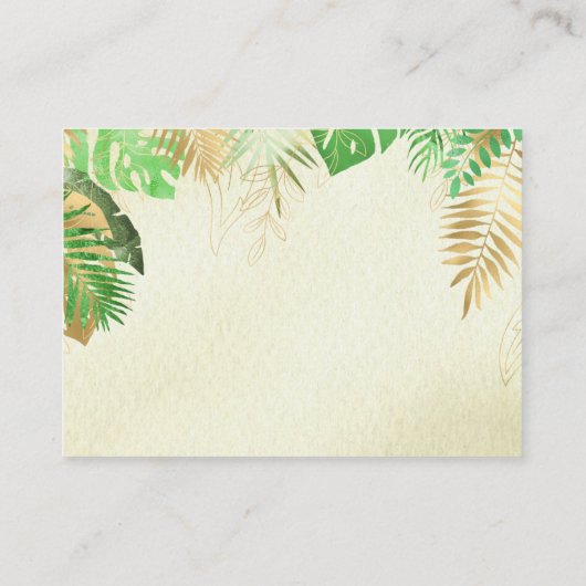 水彩恐竜の赤ちゃんシャワーおむつラッフルカード エンクロージャーカード (裏面)