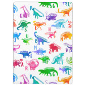 水彩恐竜アルファベッカラフルトディノキッズ クリップボード (裏面)