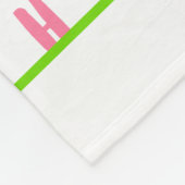 水彩恐竜アルファベッカラフルトディノキッズ フリースブランケット (角)