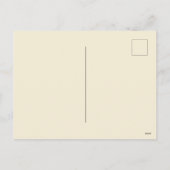 水彩恐竜クリスマスサンタ シーズンポストカード (裏面)