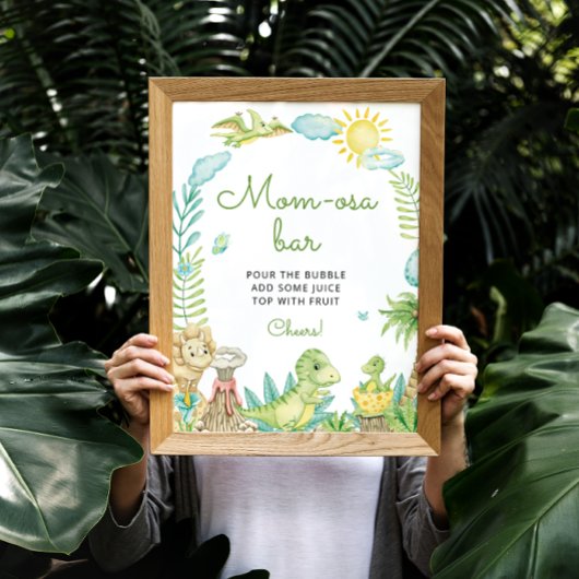 水彩恐竜マムオーサバー ポスター