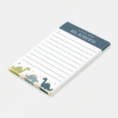 水彩恐竜科学の先生 ポストイット (アングル)