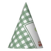 水彩恐竜1回目の誕生日 パーティーハット (左)