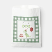 水彩恐竜1回目の誕生日 フェイバーバッグ (正面)