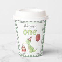 水彩恐竜1回目の誕生日