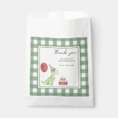 水彩恐竜1歳の誕生日ありがとう フェイバーバッグ (正面)