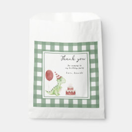 水彩恐竜1歳の誕生日ありがとう フェイバーバッグ