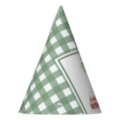 水彩恐竜2回目の誕生日 パーティーハット (左)