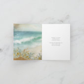 水彩悔やみや弔慰追悼カード サンキューカード (内部)