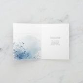 水彩悔やみや弔慰追悼カード サンキューカード (内部)