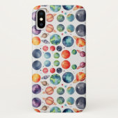 水彩惑星クリパーで宇宙を探索 Case-Mate iPhoneケース (裏面)