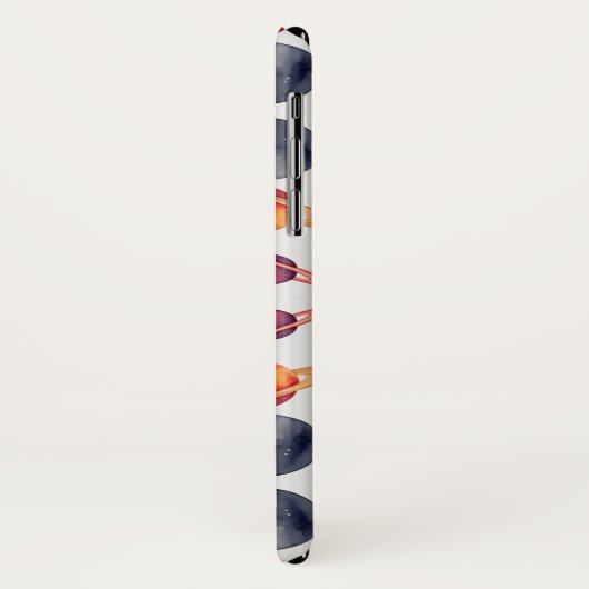 水彩惑星クリパーで宇宙を探索 Case-Mate iPhoneケース (裏面/左)