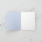 水彩愛お洒落U月と後 ノートカード (内部)