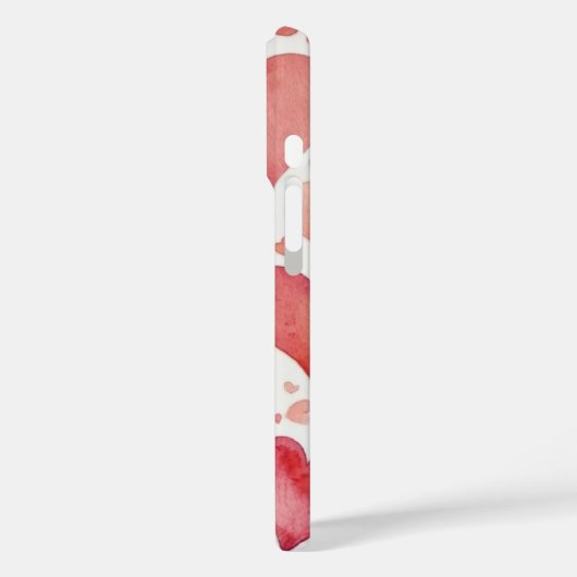 水彩愛ハート Case-Mate iPhoneケース (裏面 / 左)