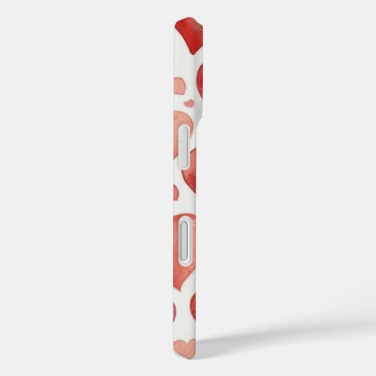 水彩愛ハート Case-Mate iPhoneケース (裏面 / 右)