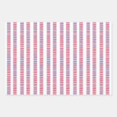 水彩愛国的なアメリカ国旗のイタリア ラッピングペーパーシート (正面3)