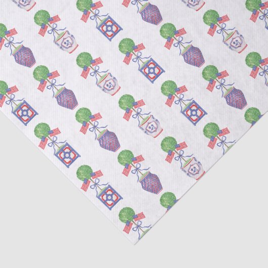 水彩愛国的なアメリカ国旗のイタリア 薄葉紙 (詳細)