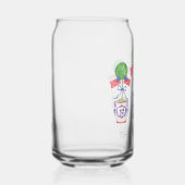 水彩愛国的なアメリカ国旗のトピアリーギフト ガラス缶 (右)