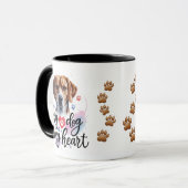 水彩愛犬コンボマグカップ(15oz) マグカップ (正面左)