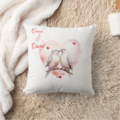 水彩愛 |カスタム |バレンタインデー クッション (ブランケット)