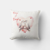 水彩愛 |カスタム |バレンタインデー クッション (正面)
