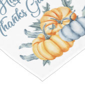 水彩感謝祭かぼちゃ ショートテーブルランナー (コーナー)